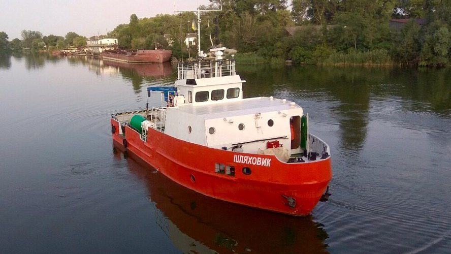 Держгідрографія відправила на ремонт мале гідрографічне судно «Шляховик»
