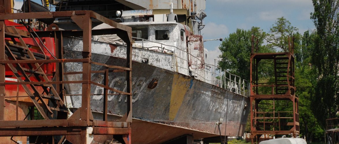 На Азовському судноремонтному заводі спустили на воду «Арабат»