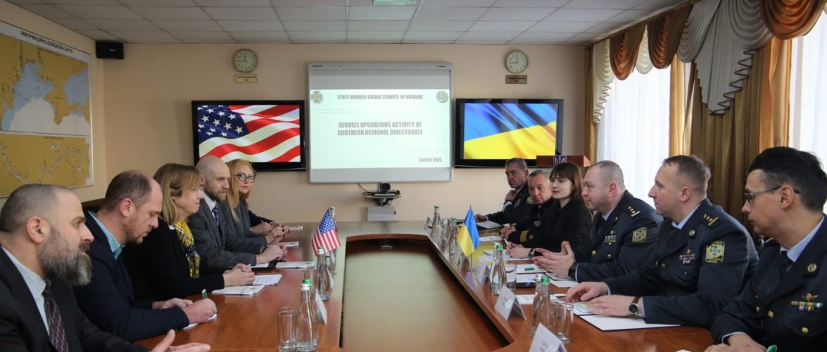 Делегація з США побувала в Південному регіональному управлінні Держприкордонслужби
