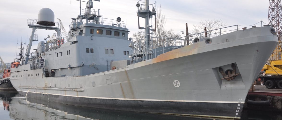 Середній розвідувальний корабель «Лагуна» вперше вийшов в море