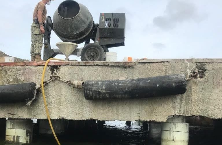 Американські військові відновили пірс на військово-морській базі українського флоту