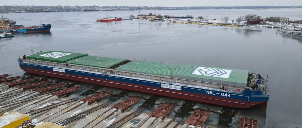 «НІБУЛОН» спустив на воду шосте несамохідне судно проекту NBL-91
