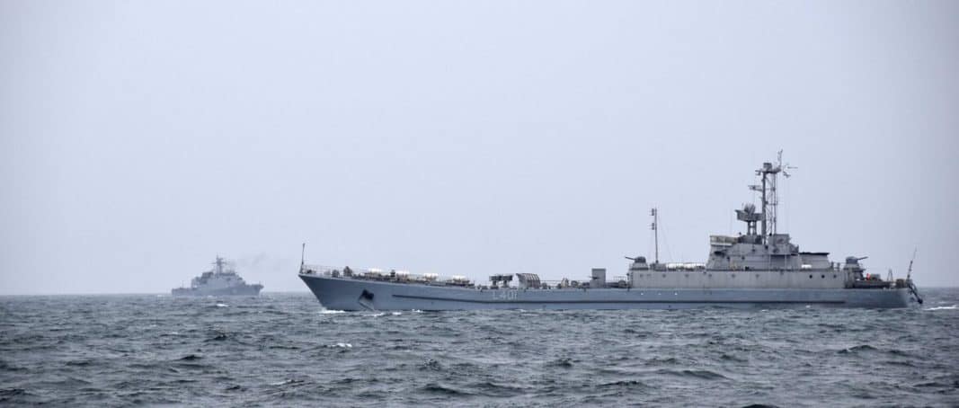 ВМС України провели спільні українсько-румунські тренування типу «PASSEX» в акваторії Чорного моря