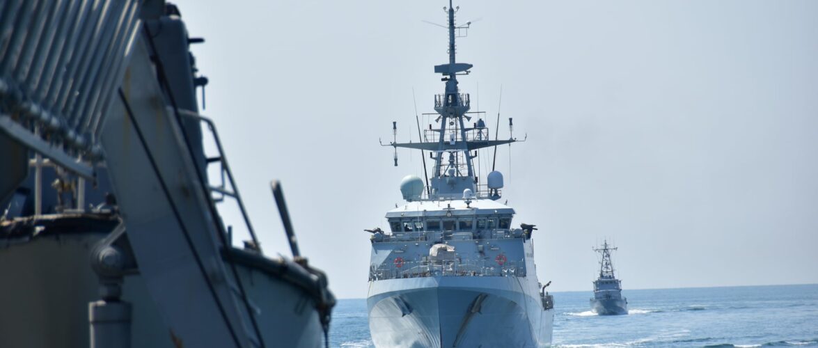 В акваторії Чорного моря ВМС України та Великої Британії провели спільне тренування типу «PASSEX»
