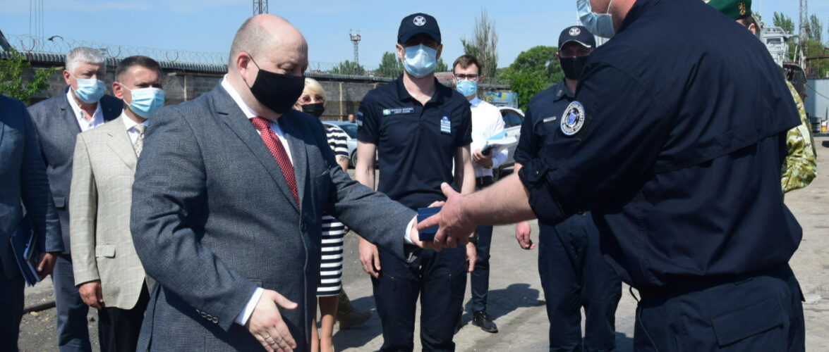 Представник Кабміну відвідав місце базування корабельно-катерного складу Морської охорони в Маріуполі