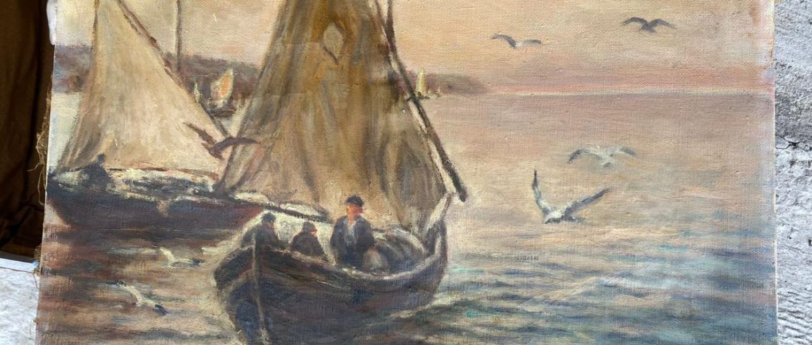 Картини, книги, банкноти, барометр, медалі та орден виявили прикордонники в поромному пункті пропуску «Орлівка»